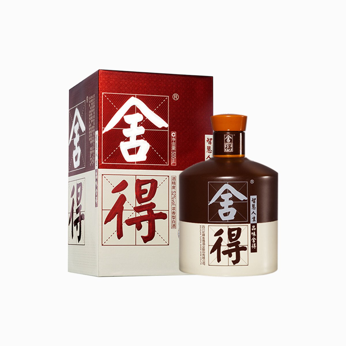 品味捨得濃香型白酒52%(vol)500ml