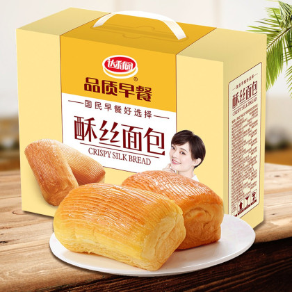 商品编码:6911988026262达利园【2件起售】酥丝面包礼盒整箱装600