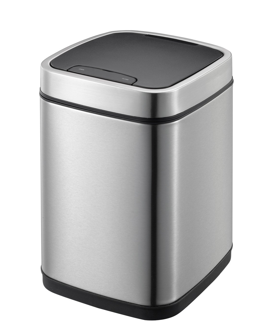 自动感应式智能垃圾桶12l砂钢色