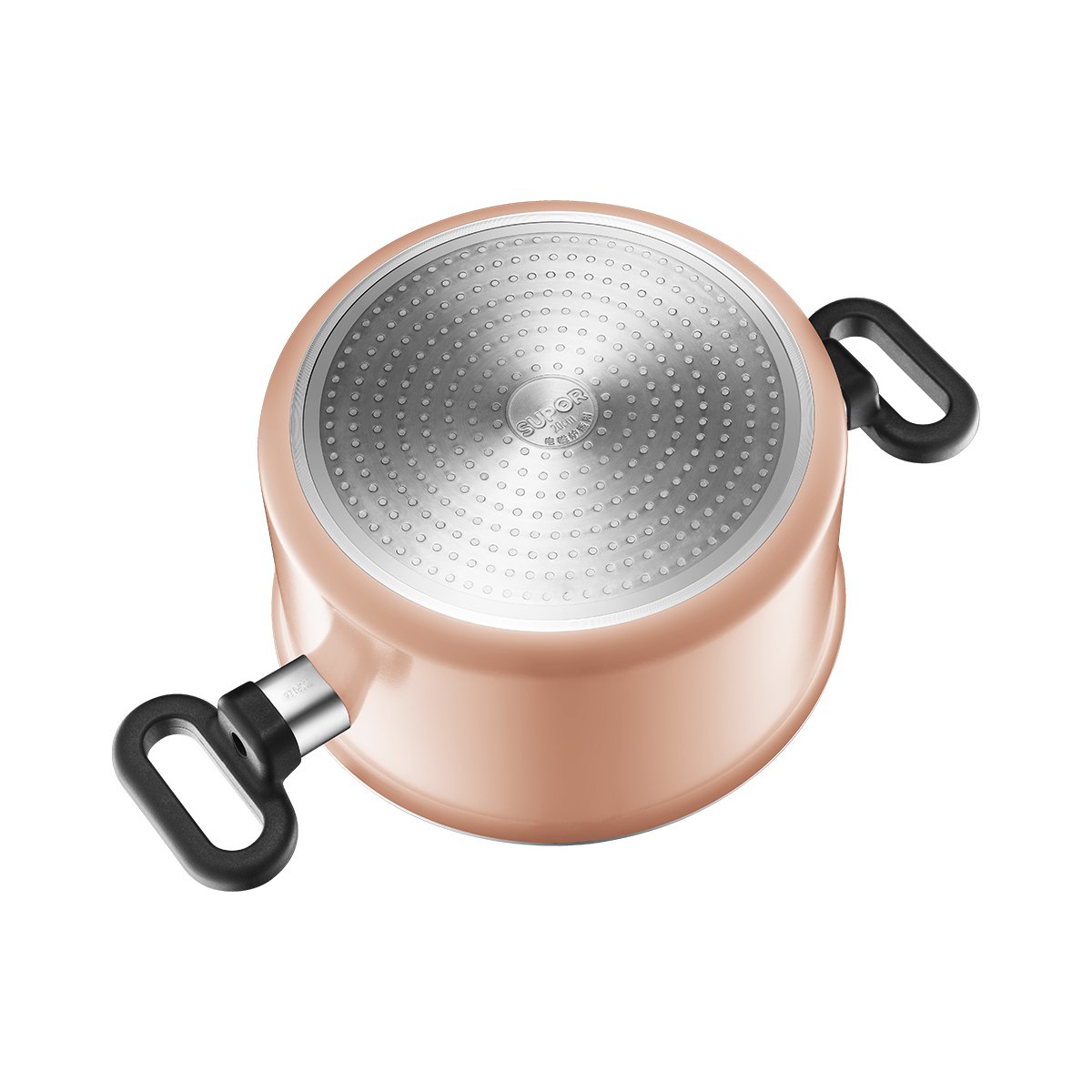 supor/苏泊尔 et20kp01-r 不粘锅 家用锅具趣彩不粘汤锅20cm-r泡面锅