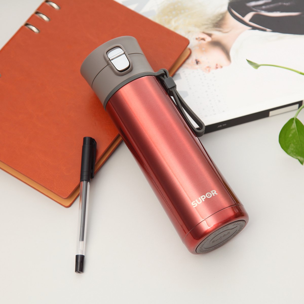 supor/苏泊尔kc43an1真空保温杯430ml便携保温杯
