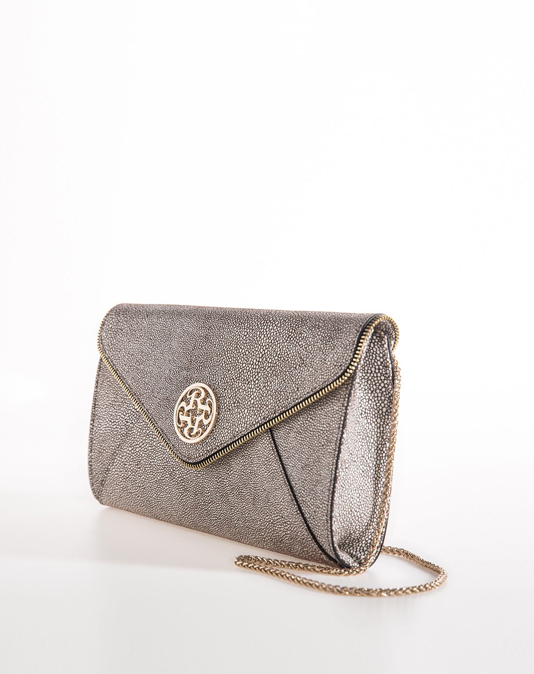 rexsac欧美女士魔鬼鱼猪皮女士拼接单肩链条包