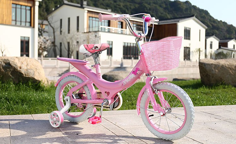 孩子王儿童自行车美人尖14寸粉色