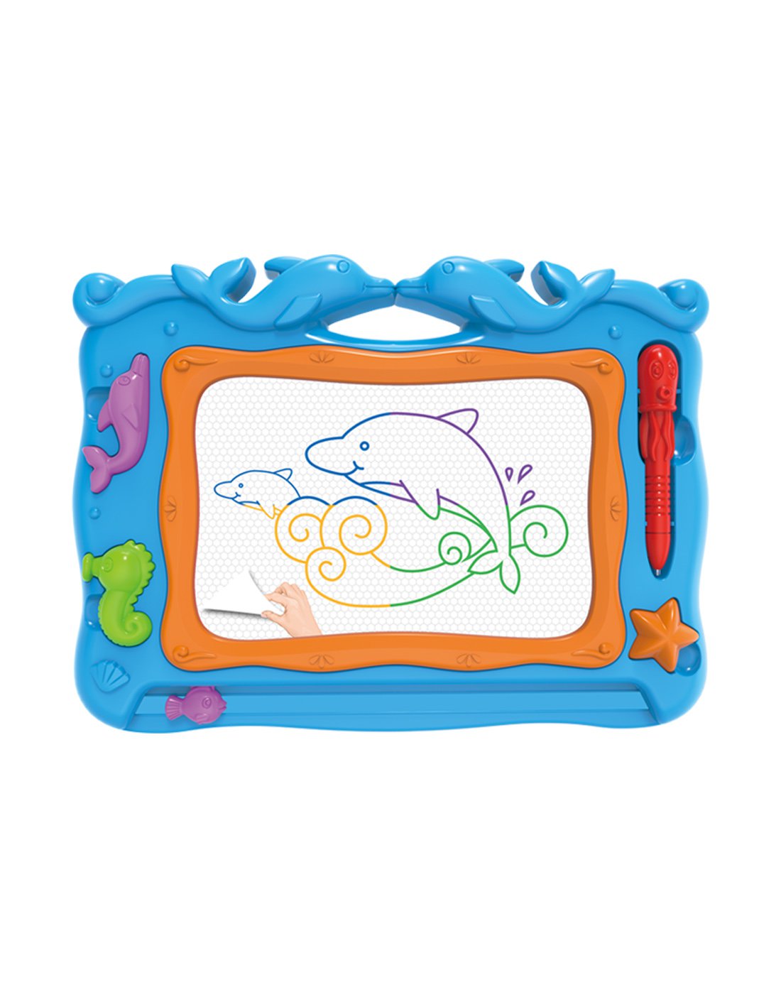 诺巴曼 儿童 彩色磁性画板玩具(颜色随机)