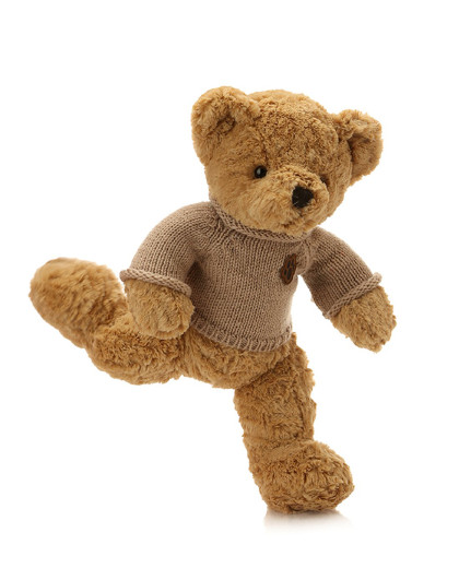 柏文熊脚印毛衣泰迪抱抱熊60cm