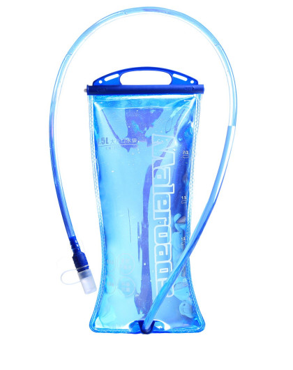 不含bpa 户外饮水袋水囊 骑行跑步大容量1.5l