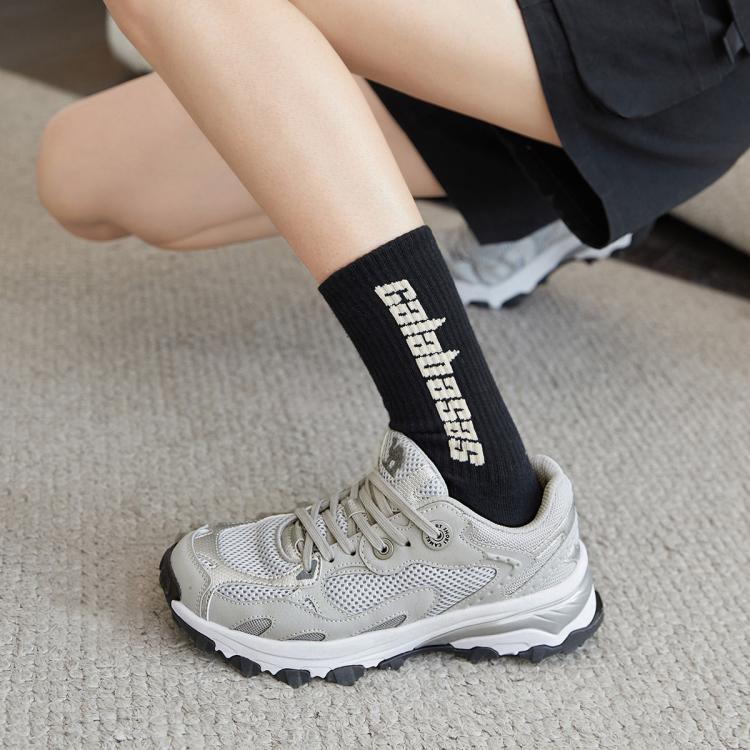 骆驼 【漫游】复古慢跑鞋女鞋运动鞋女春秋银色老爹鞋缓震百搭休闲鞋