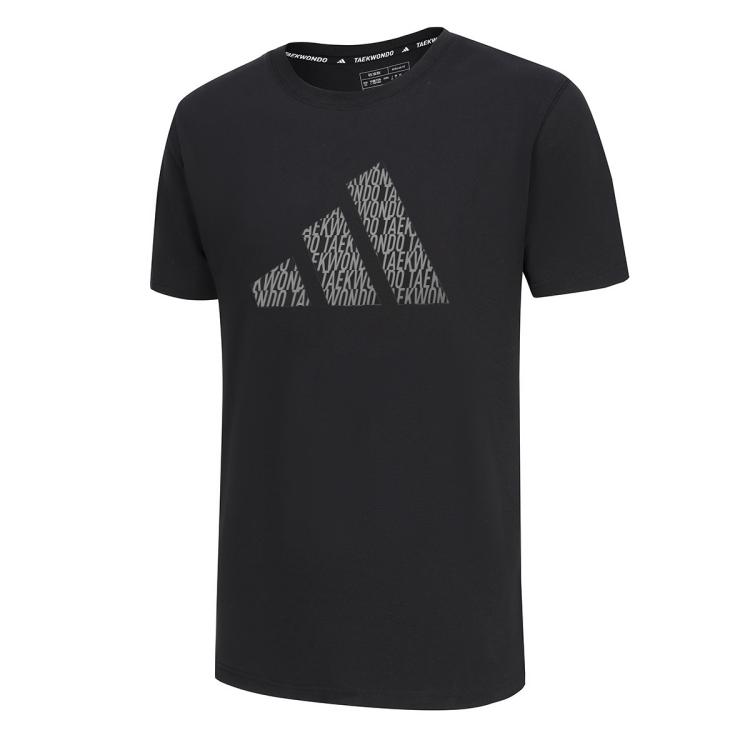 Adidas Originals 夏季短袖男女同款t恤透气亲肤运动健身上衣棉质 In Black