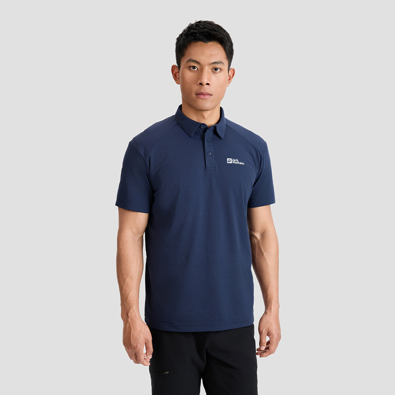 Jack Wolfskin ��ʿ������ʪ�ٸ�POLO����T�� 5823331 201Ԫ