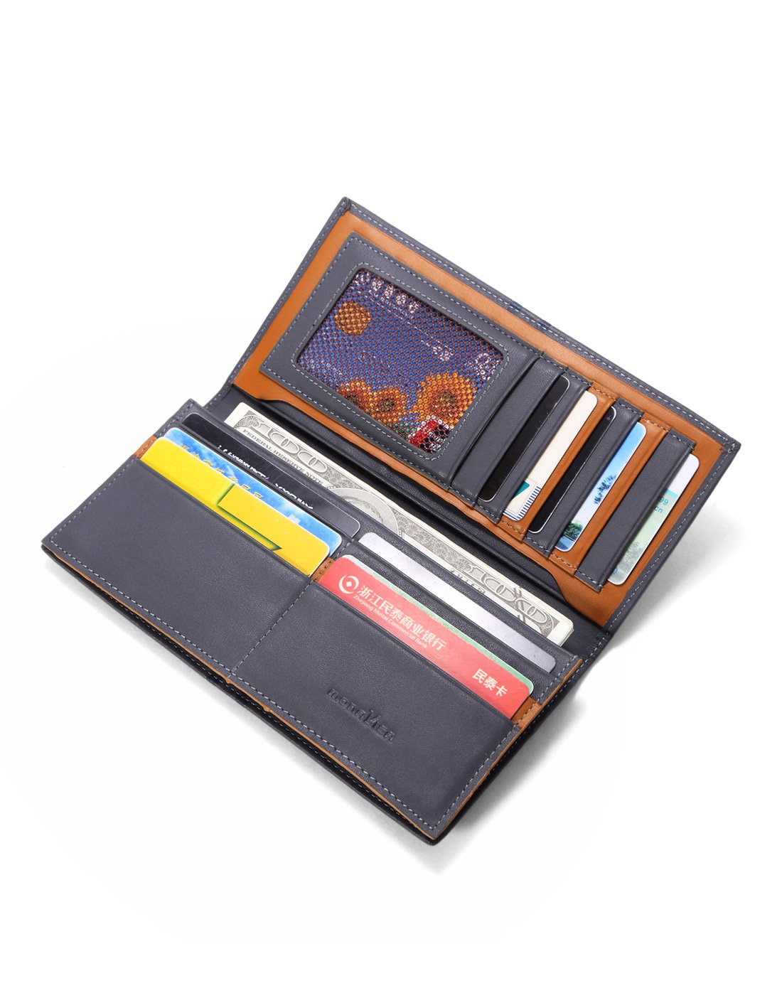 蒙娜丽莎monalisa集团时尚女包专场 18新品真皮长款时尚百搭钱包