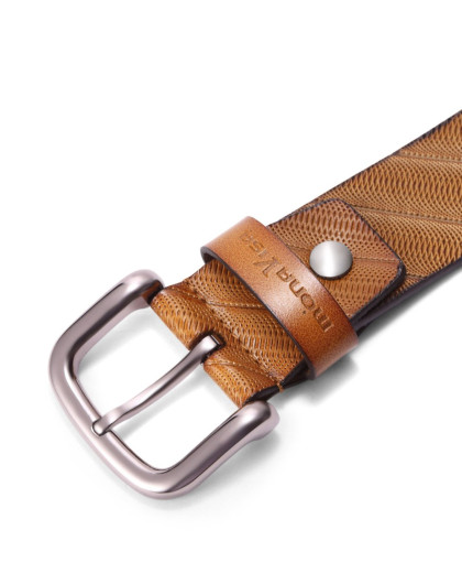 monalisa集团时尚女包专场 专柜同款真皮休闲时尚腰带手工工艺皮带