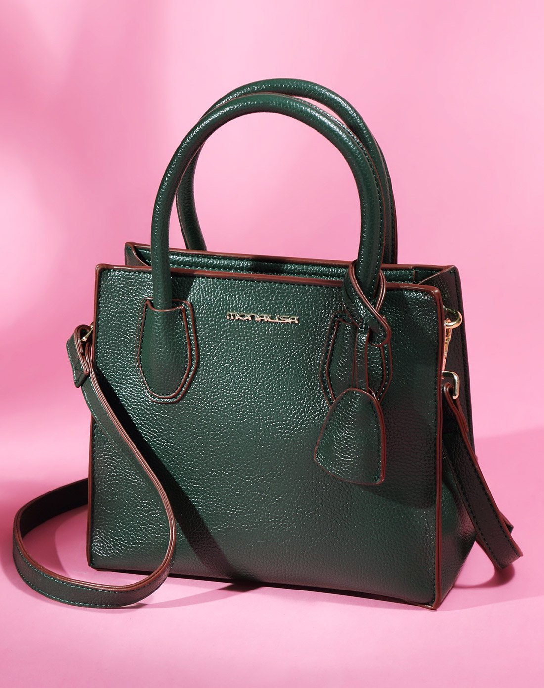 范玮琪同款女式手提包包单肩手提锁头方包旅行包休闲包