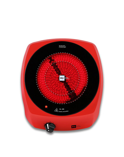 德国米技miji厨电专场 米技miji gala i 1600w红色双圈米技炉电陶炉