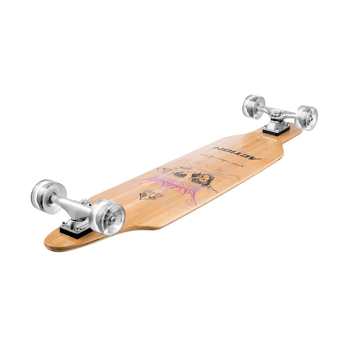 动感action滑板长板专业成人竹板男生女生刷街四轮滑板车公路板pw-829