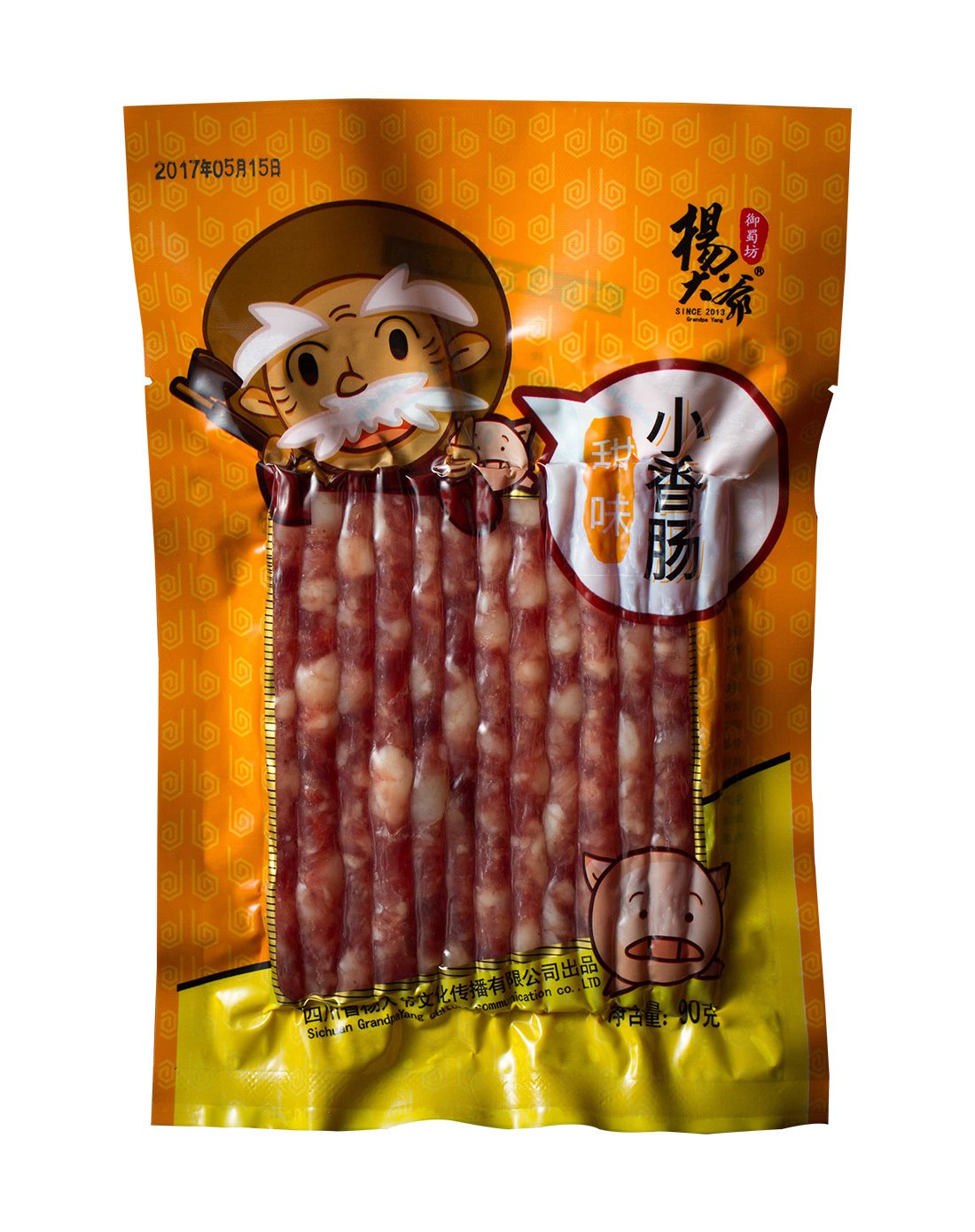 火锅伴侣甜味小香肠五袋装各90g