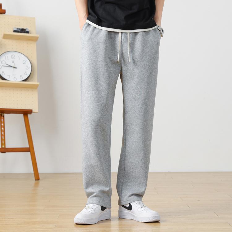 真维斯 春夏男士运动裤垂感休闲裤男时尚薄款透气百搭直筒裤子舒适阔腿裤