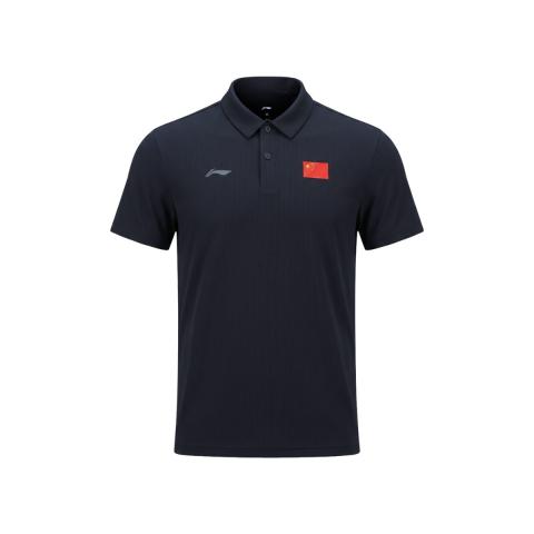 李宁 运动Polo衫夏季抗紫外线短袖男士肌理感通勤商务冰感POLO 图片 5