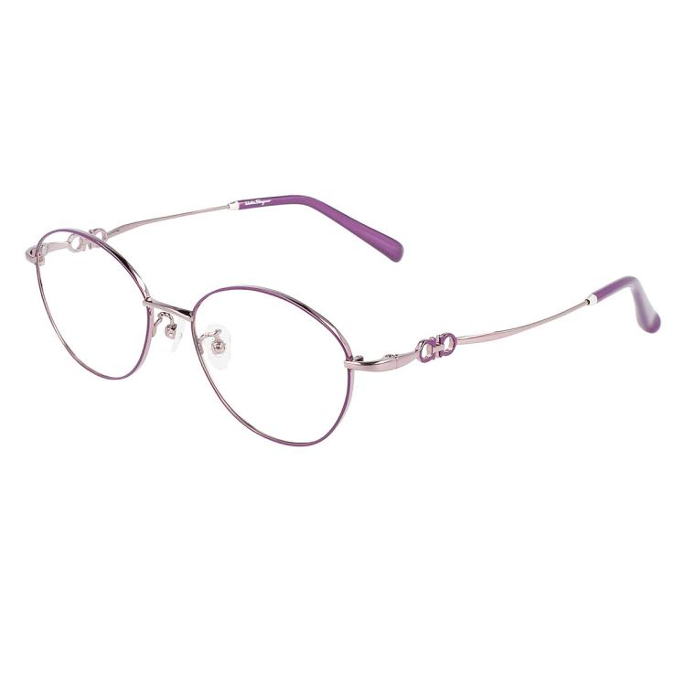 Ferragamo Salvatore  菲拉格慕光学架女士欧美大框潮流眼镜架女 In Pink