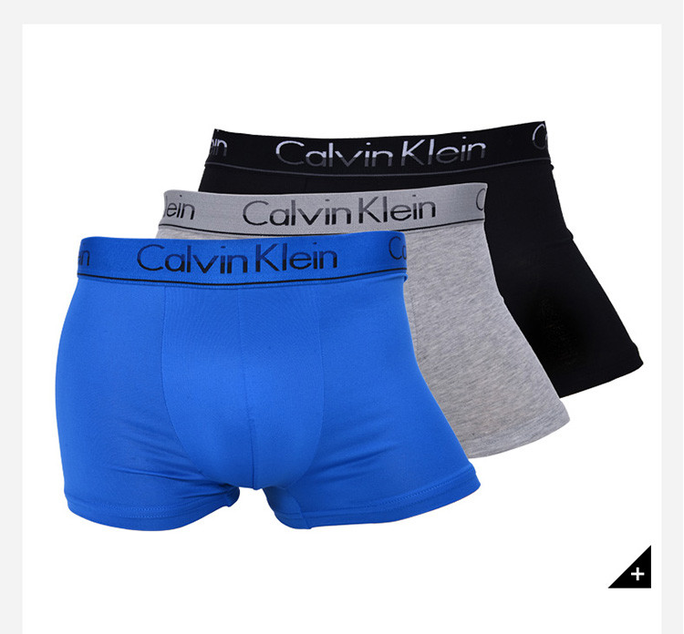 klein凯文克莱ck男装 男士三条装内裤平角裤nb1452a fgw_唯品会