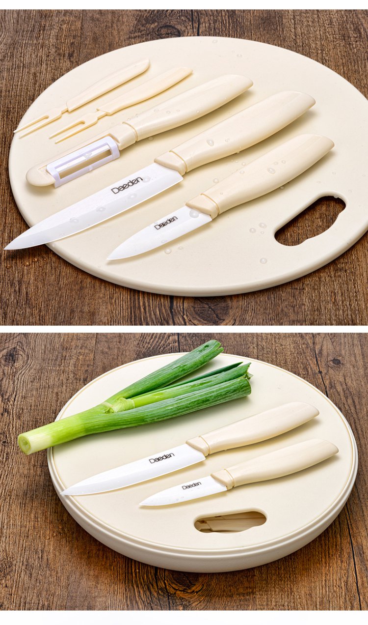戴德便携陶瓷刀具套装 陶瓷水果刀瓜果刀辅食刀具