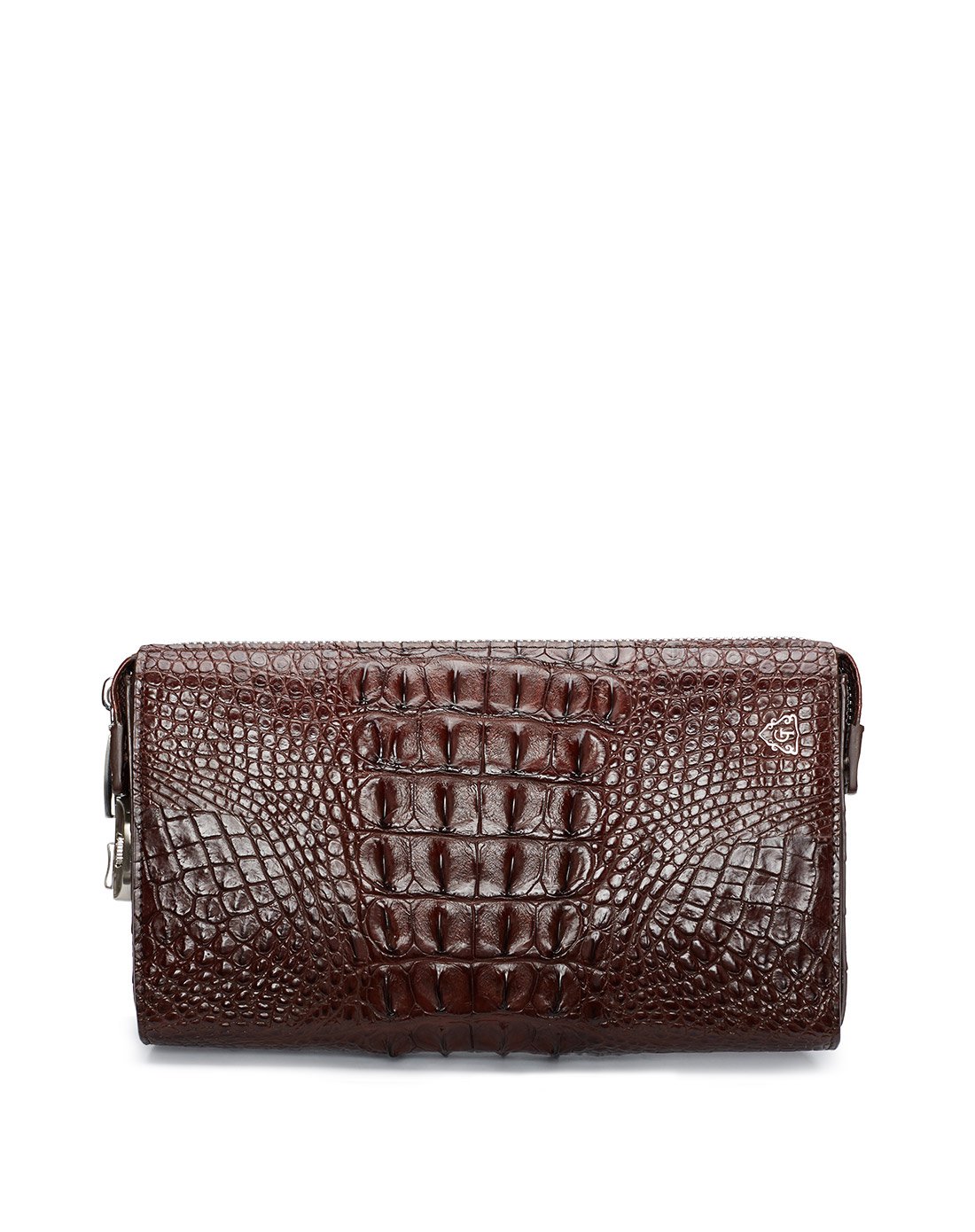 新款真鳄鱼皮手包男泰国真皮大容量鳄鱼皮包密码锁手拿包