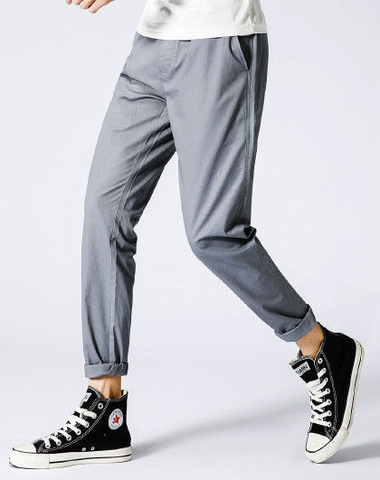 【秋季爆款男裤】2019男款时尚韩版修身裤子 男士休闲长裤