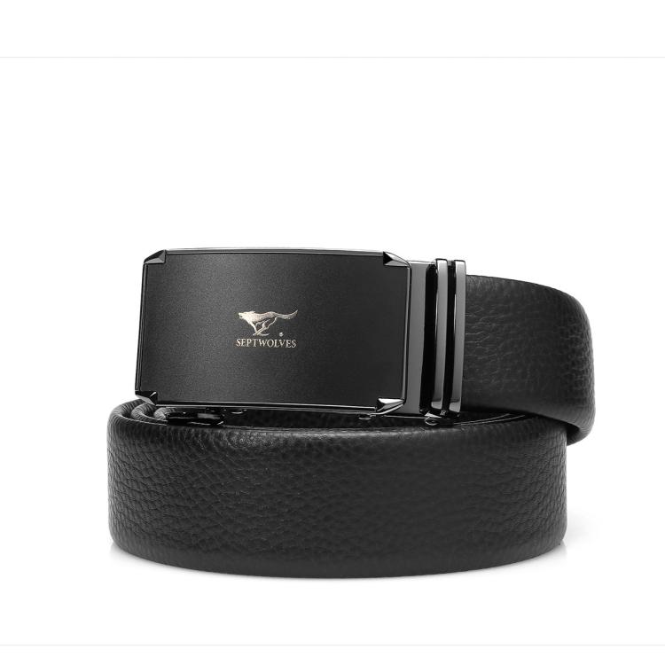 七匹狼 爆款双面头层牛皮腰带男士皮带真皮自动扣裤带礼盒节日送男友老公