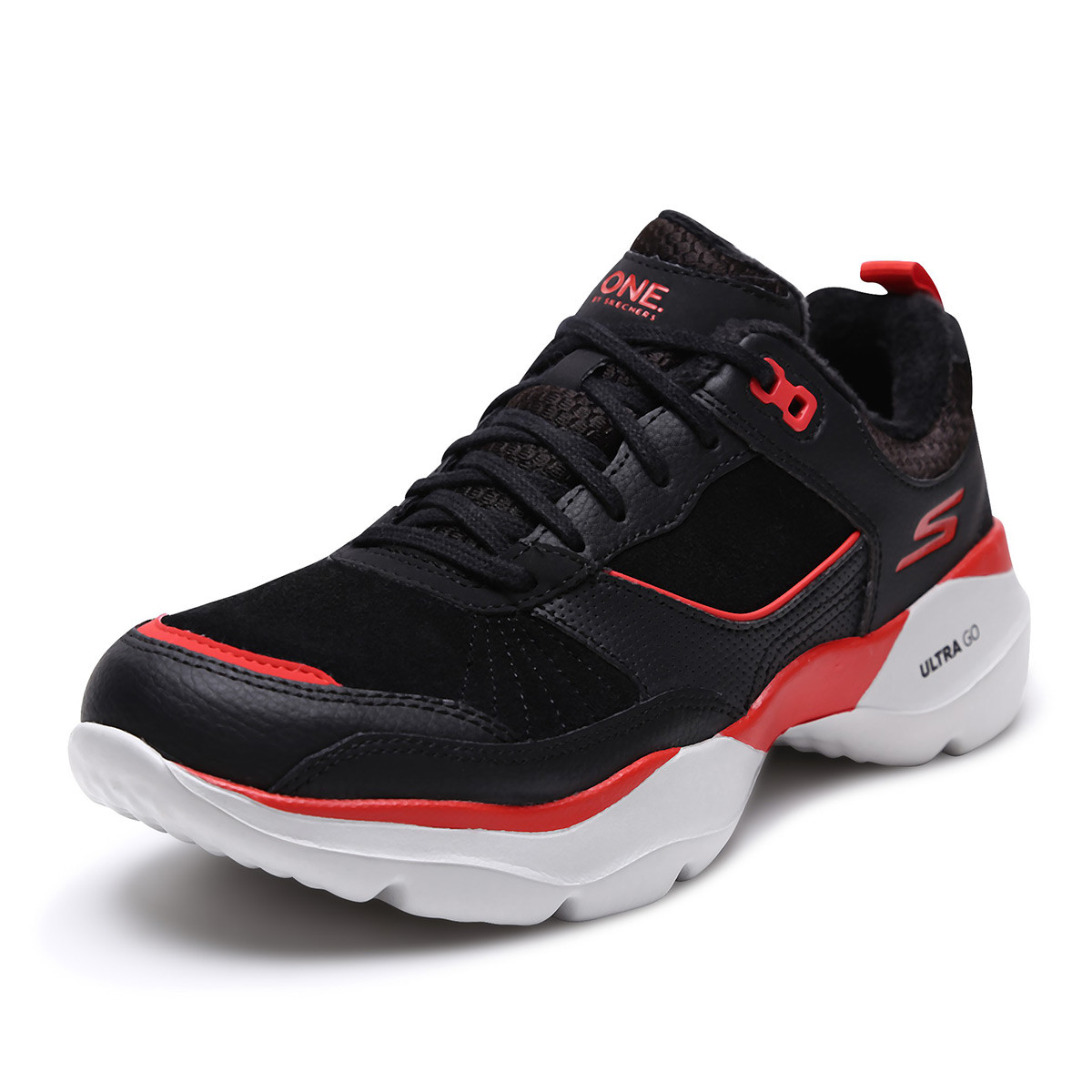 斯凯奇女款绑带跑步鞋运动鞋 时尚拼接潮鞋休闲鞋