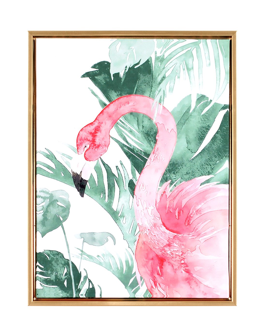 正想家居 北欧ins粉色火烈鸟小清新客厅装饰画 玄关壁画餐厅挂画
