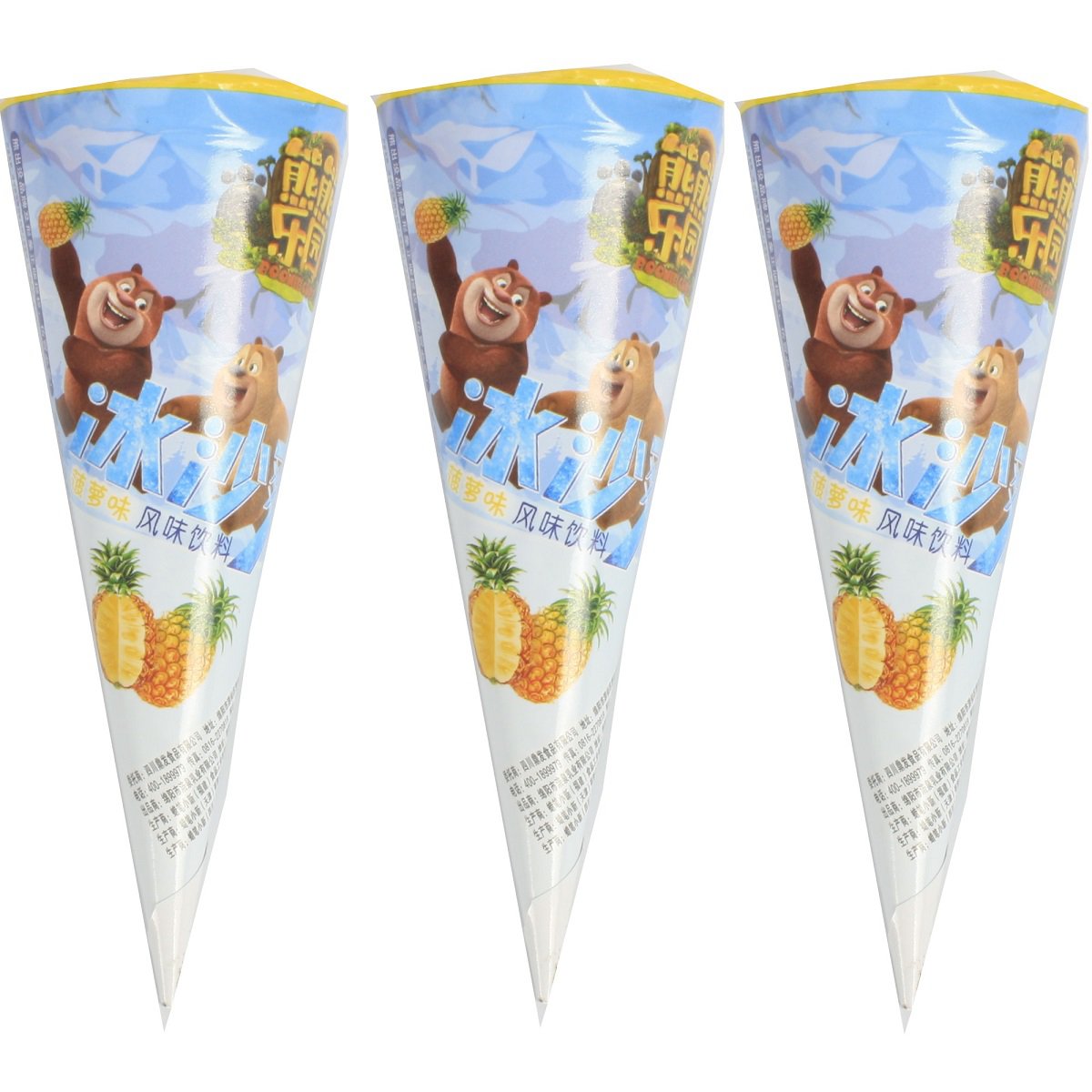 500g冰沙爽冰棒风味饮料(菠萝味)10支装