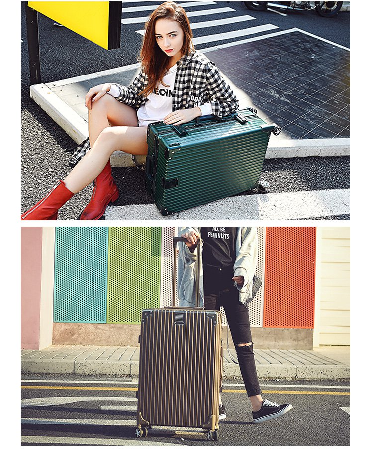 aigson新款设计系列行李箱万向轮旅行箱男女通用学生出国托运箱商务