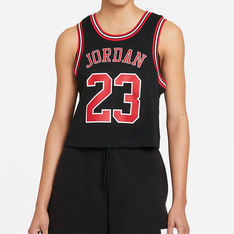 Jordan 女子篮球服休闲透气舒适无袖背心 In Black