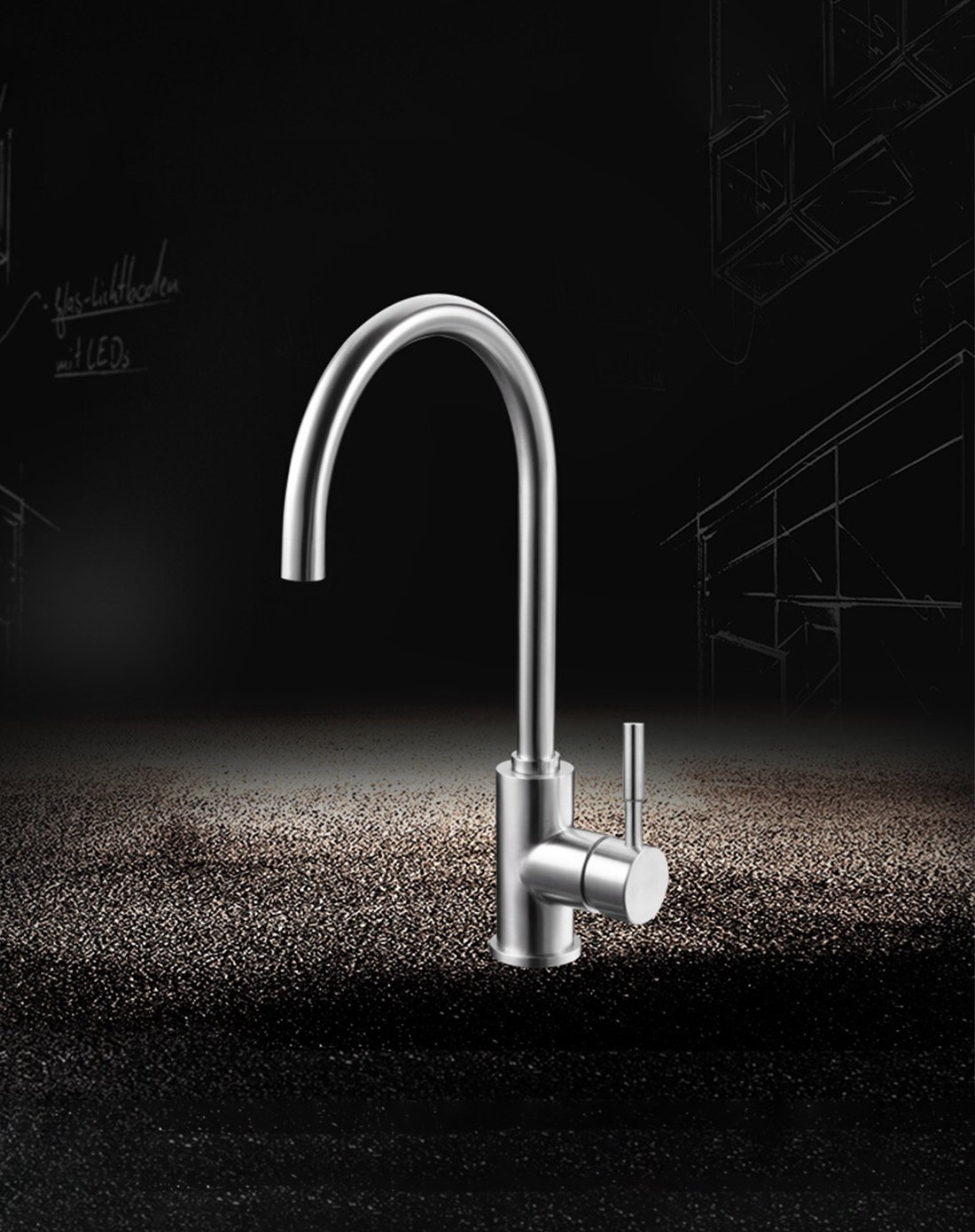 欧琳oulin水槽700大单槽70451含龙头套餐优质304不锈钢水槽厨房洗菜盆