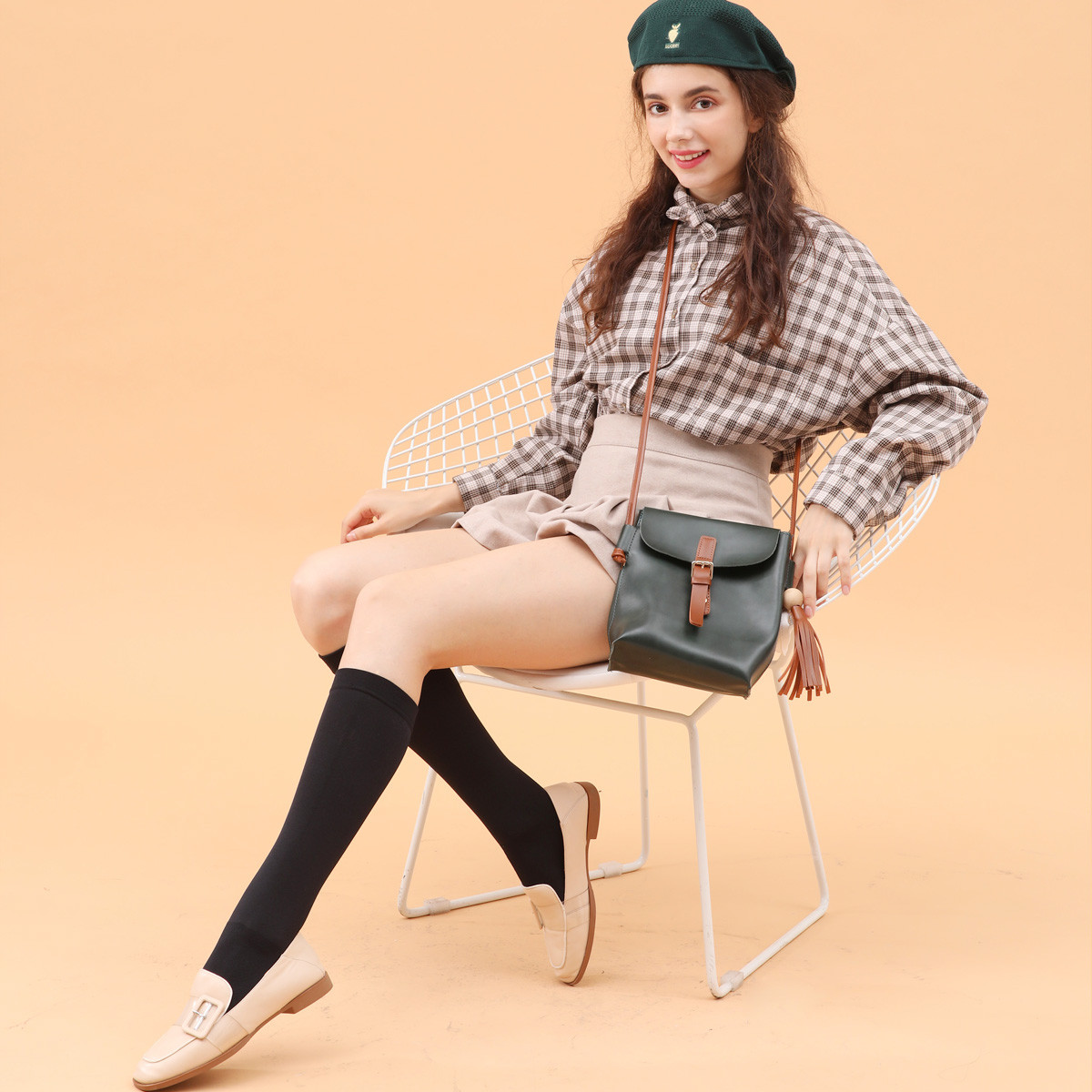 【单双装】高筒袜及膝堆堆袜小姐姐ins风格女袜子