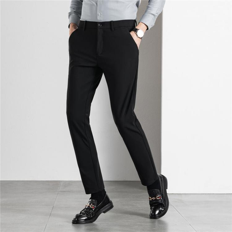 罗蒙 【加绒加厚可选】爆款男裤秋冬款保暖裤子男士休闲裤男长裤西裤男