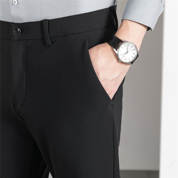 罗蒙 【加绒加厚可选】爆款男裤秋冬款保暖裤子男士休闲裤男长裤西裤男