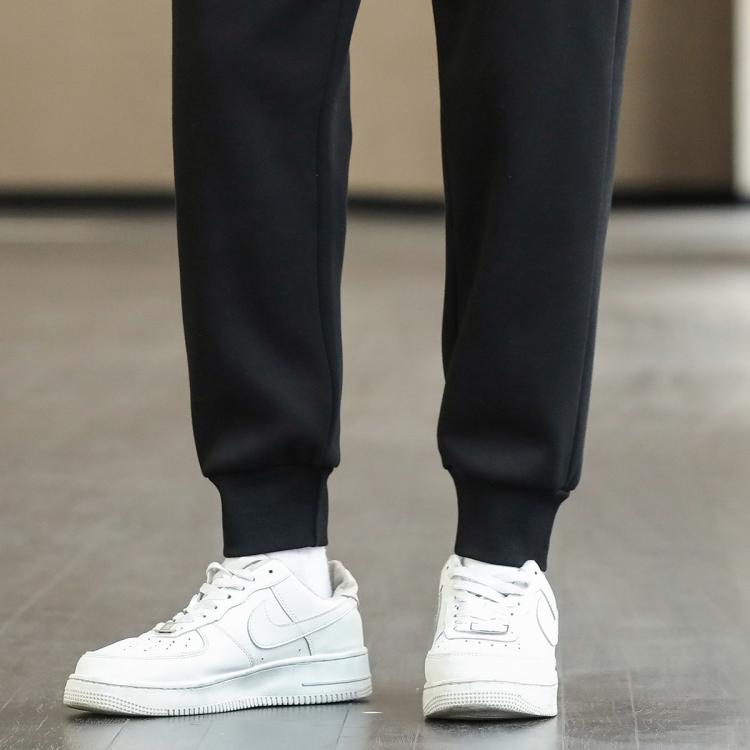 罗蒙 【加厚加绒可选】加绒长裤子男士休闲裤加绒卫裤男保暖休闲裤男