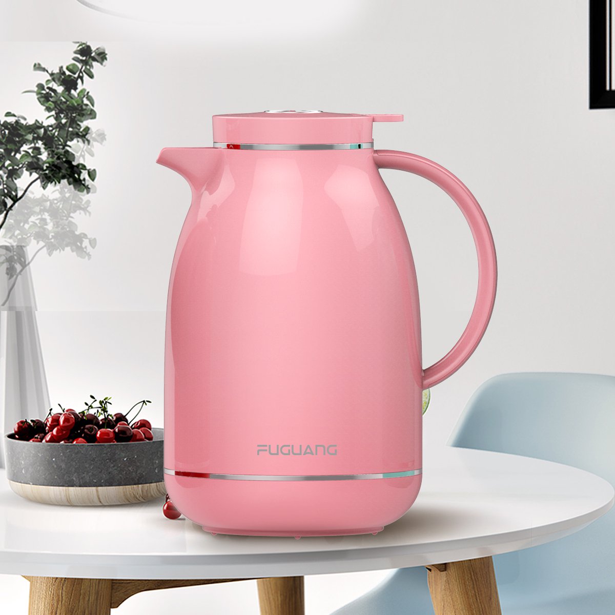 1500ml玻璃内胆家居壶办公室保温壶