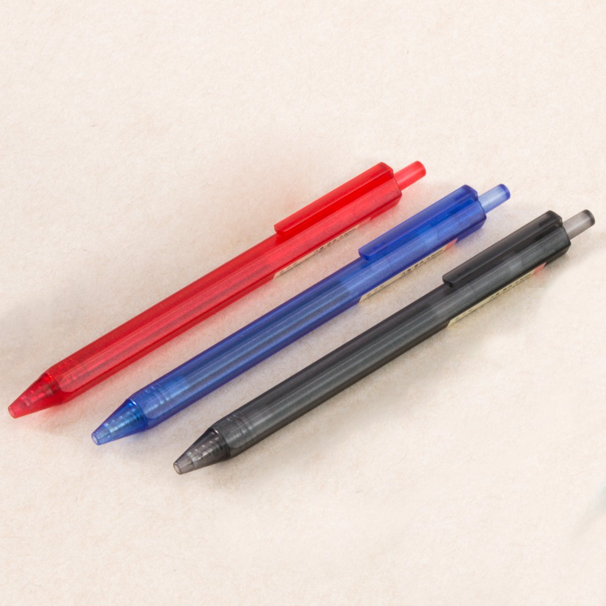 成田良品日式简约文具专场 成田开学季装备六角100按制中性笔10支装