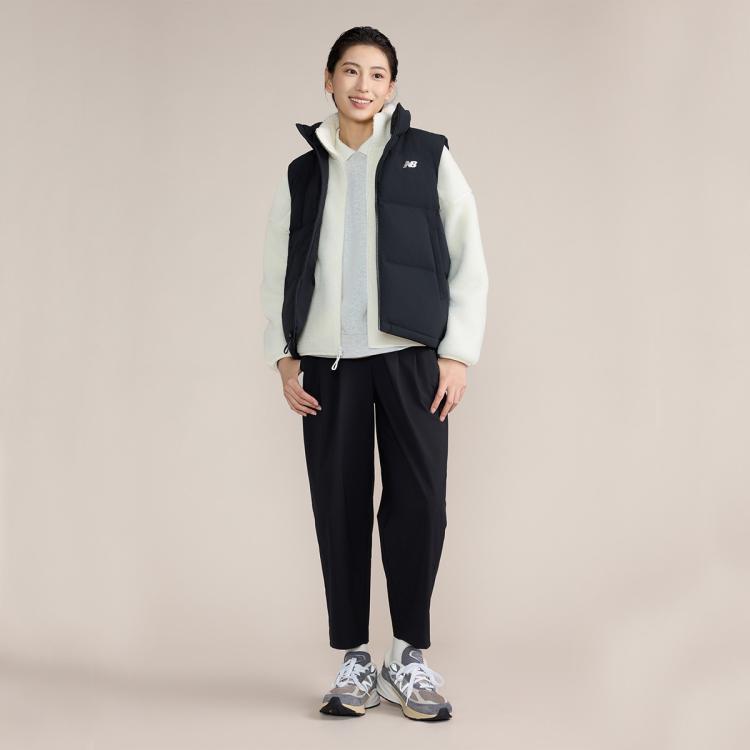 New Balance NB官方新品女款秋冬保暖运动鸭绒羽绒马甲AWV43360