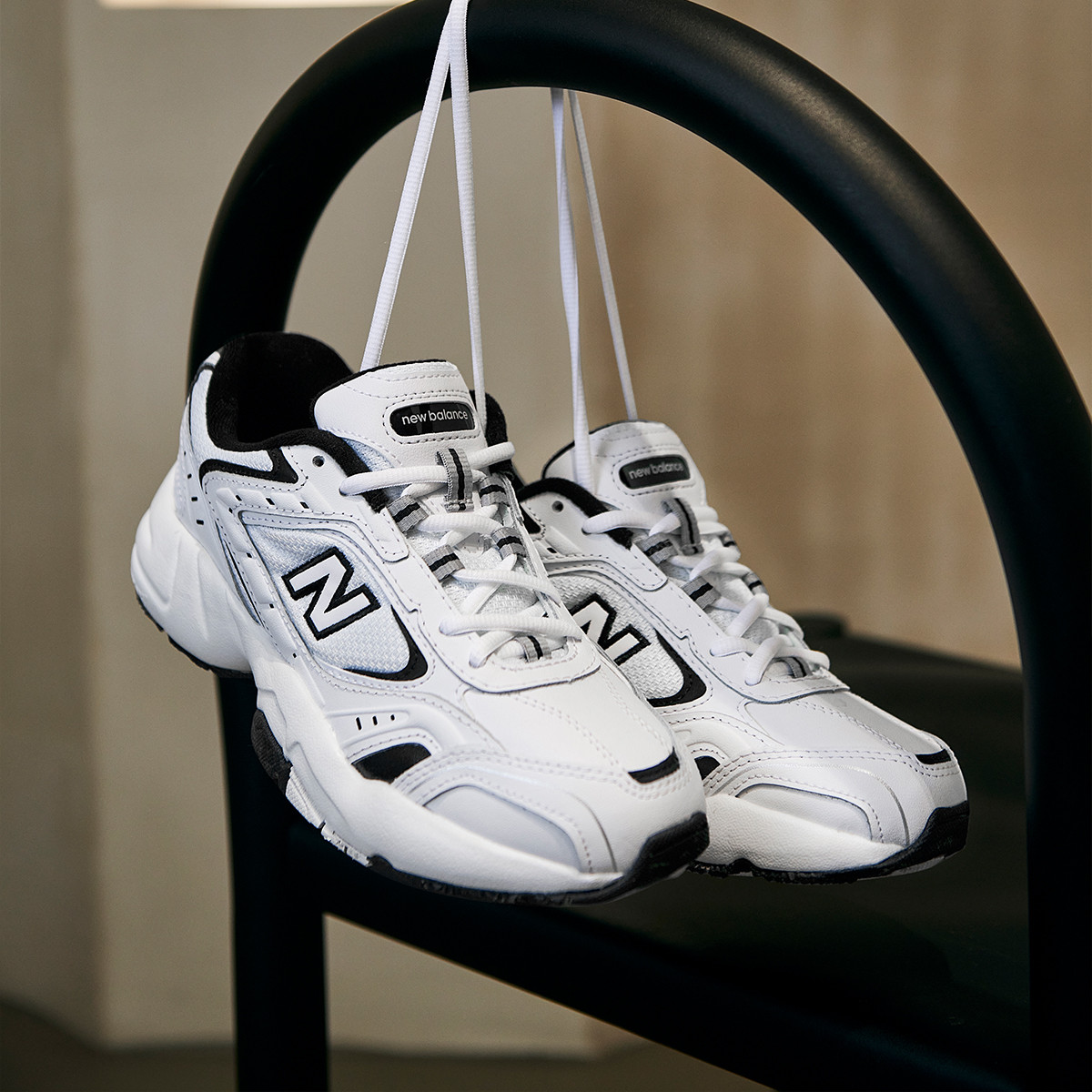 New Balance NB官方正品女款美式复古百搭运动休闲老爹鞋WX452SB