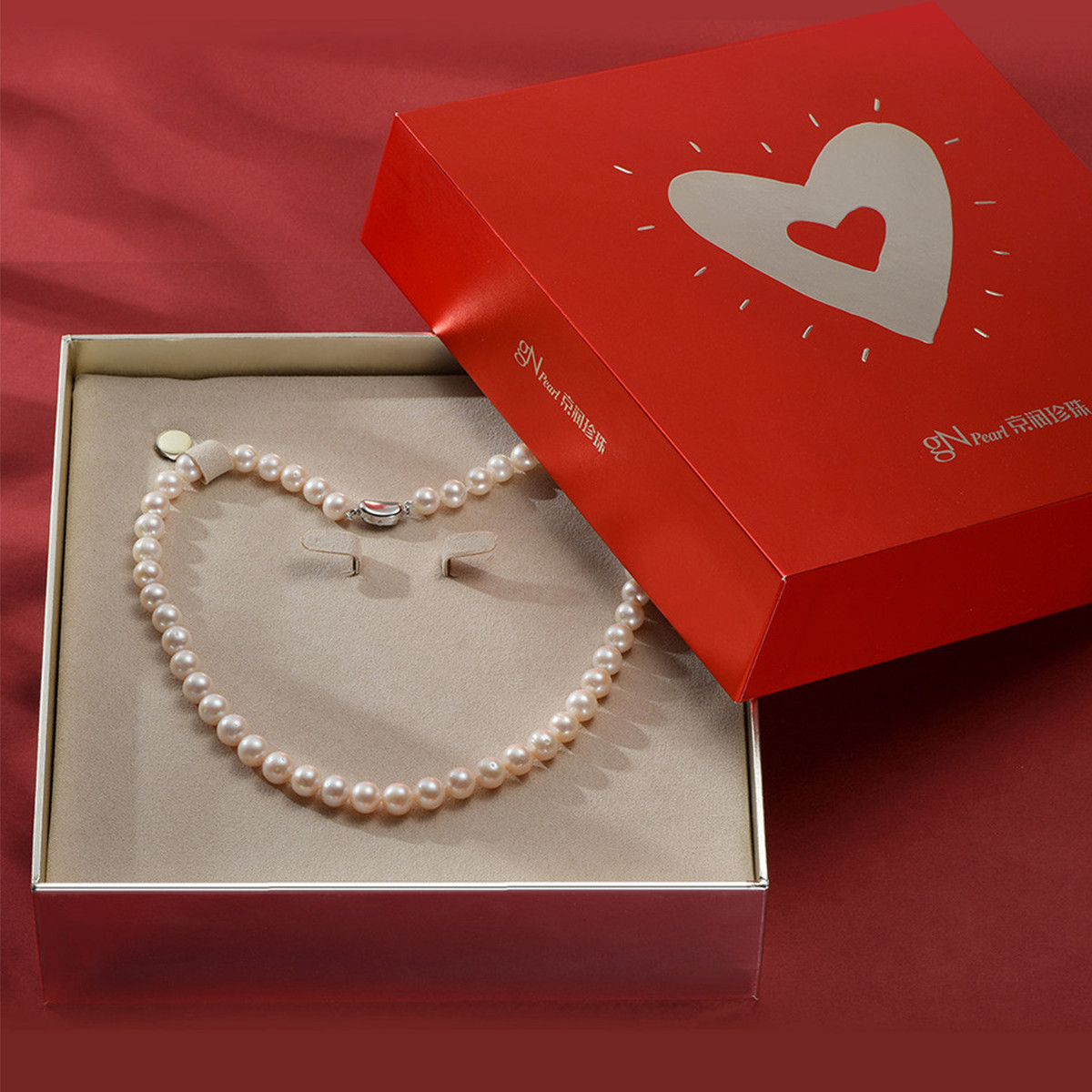 【大颗粒/高性价比】露丹经典款淡水珍珠项链礼盒母亲节礼物