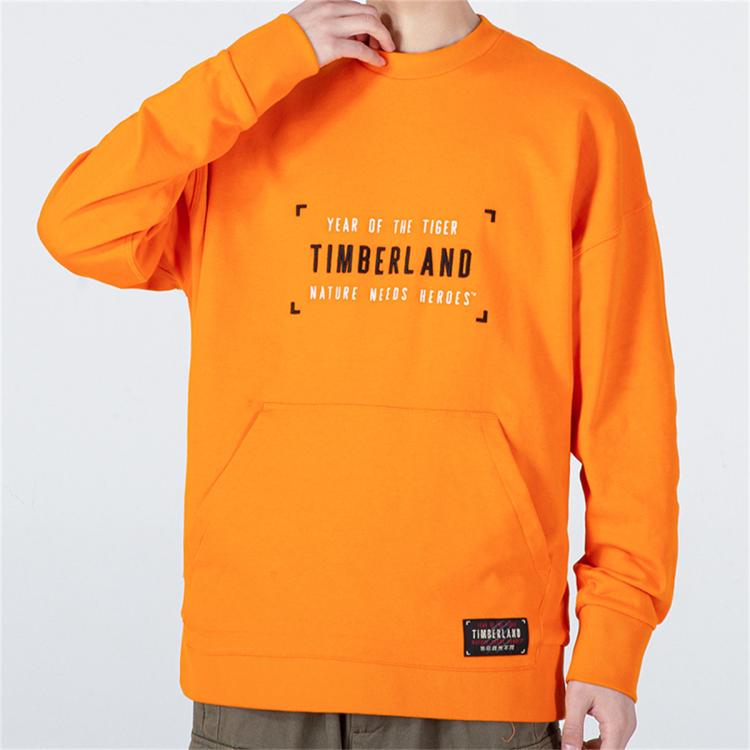 TIMBERLAND 【尺码偏大】户外圆领卫衣男装上衣运动休闲跑步训练时尚套头衫