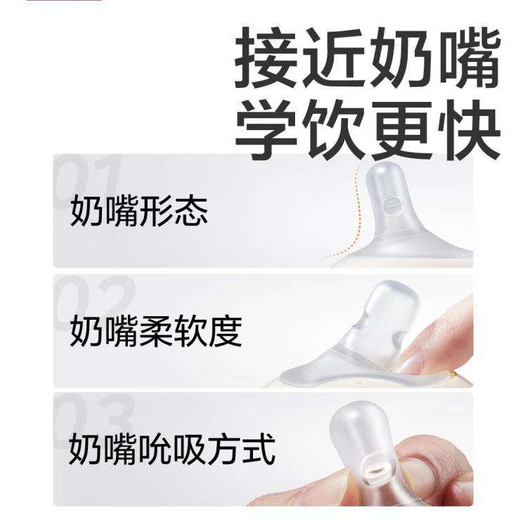 Babycare 【双侧防呛】学饮杯婴儿宝宝吸管杯防呛水杯6个月以上儿童水杯