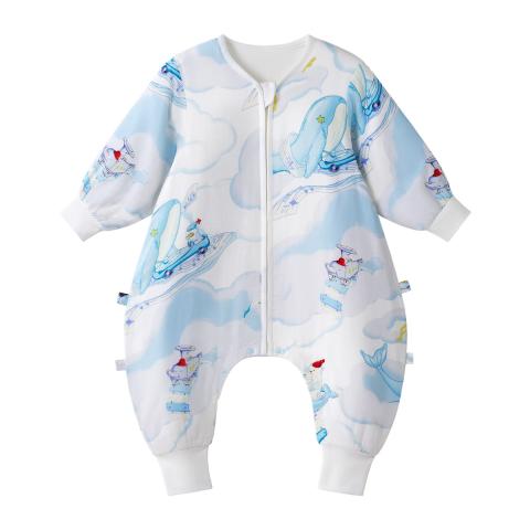 Babycare 【7A抑菌】竹棉短袖睡袋夏季防着凉婴儿宝宝四季儿童薄款防踢被 图片 2