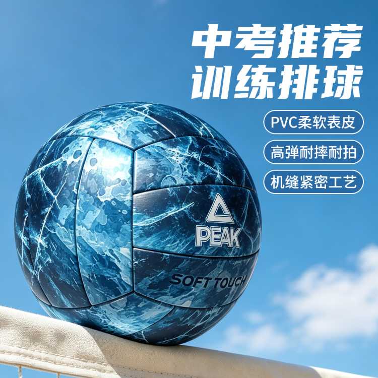 匹克 排球中考学生专用软排比赛标准5号球体育课体测训练考试排球