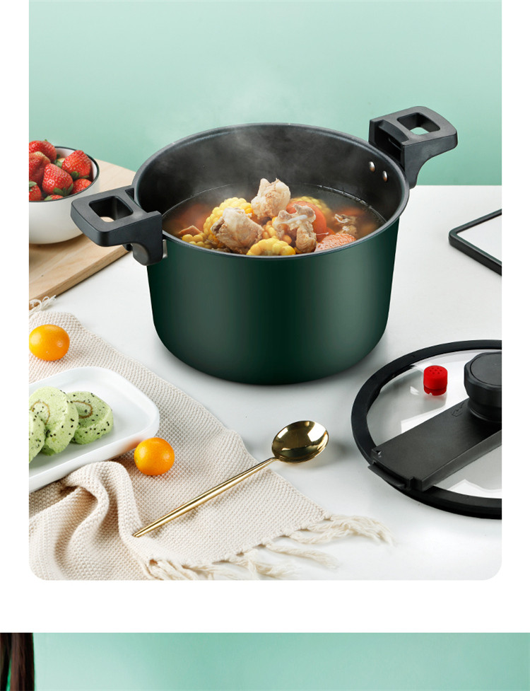 微压锅大容量多功能防爆压力锅家用低压锅燃气炉灶专用煲汤炖锅