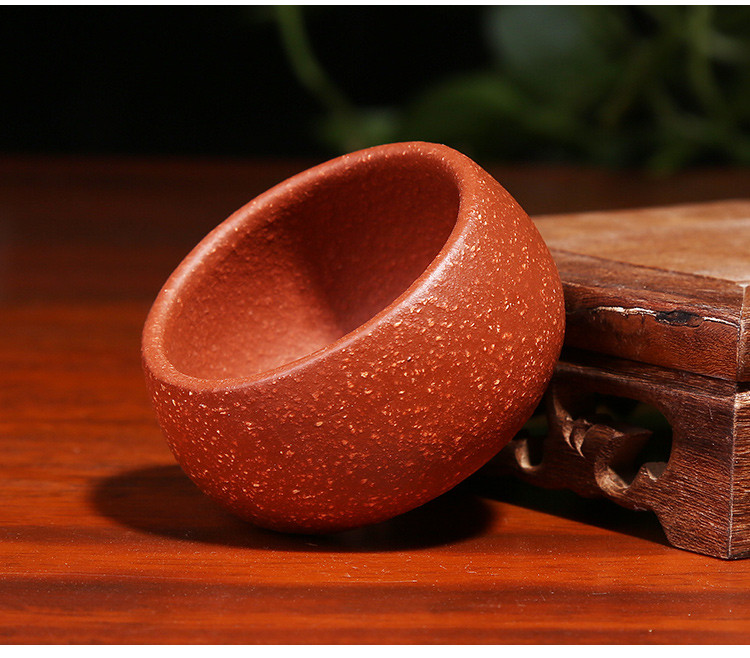 龙血砂罗汉杯品茗杯小茶杯紫砂茶杯功夫茶杯主人杯紫砂杯茶具