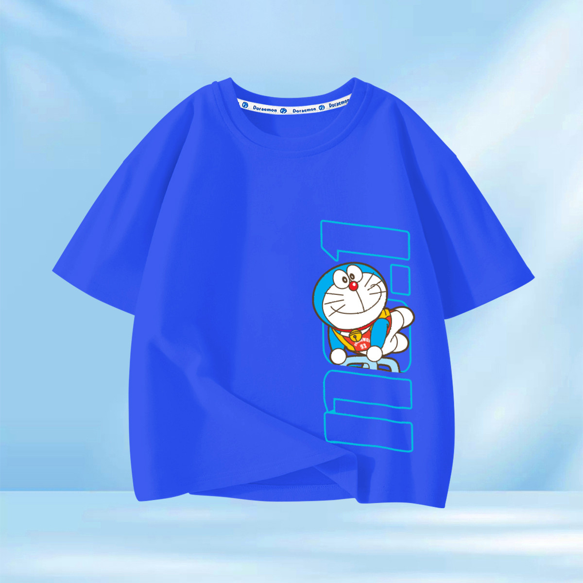【哆啦A梦IP】速干运动短袖T恤男童夏季薄款衣服儿童装上衣