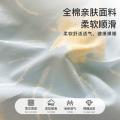 洁丽雅 全棉印花四件套100%纯棉家用被套床单床上用品学生宿舍三件套 图片 2